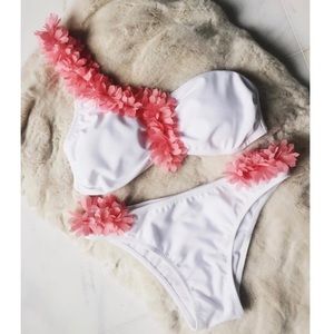 White + Pink Bikini